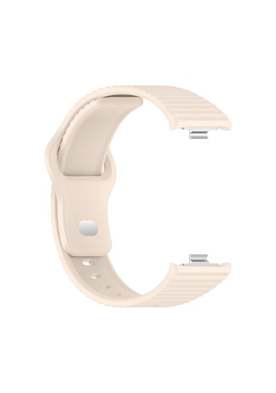 Redmi Watch 6 Silikon Kordon Tırtıklı Suya Dayanıklı Tasarım Starlight