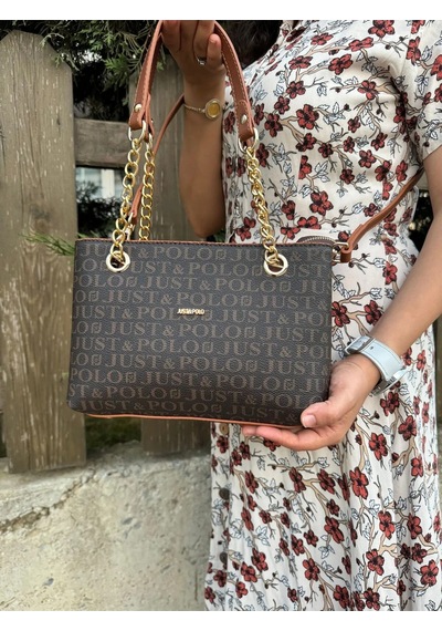 Just Polo Kadın Kahve Camel Yeni Sezon El Ve Omuz Çantası Kahve Taba Yeni
