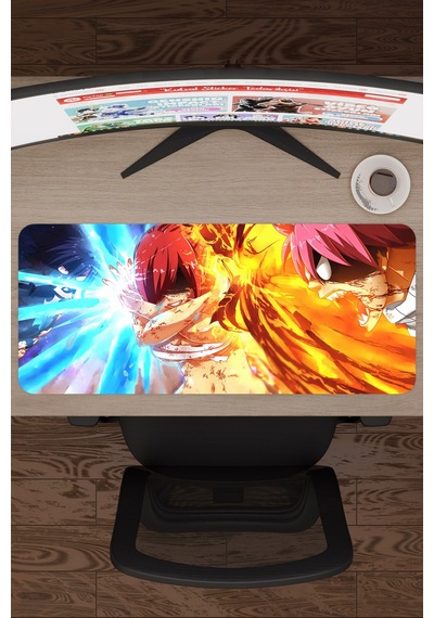Fairy Tail Anime V3 - 70x30 Xl Gaming Kauçuk Kaymaz Taban Mouse Pad Fare Altlığı