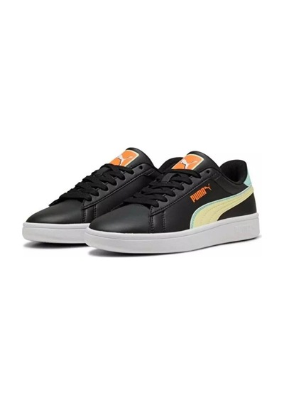 Puma Smash 3.0 Playdate Jr Siyah Erkek Çocuk Sneaker 402826-02 Siyah