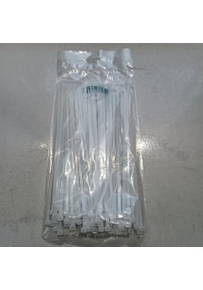 Plastik Cırt Kelepçe Kablo Bağı 3,6 X 300 Mm 100 Adet Beyaz