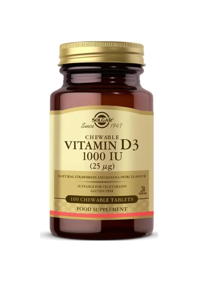 Tr Chewable Vitamin D3 1000ıu 100 Çiğnenebilir Tablet