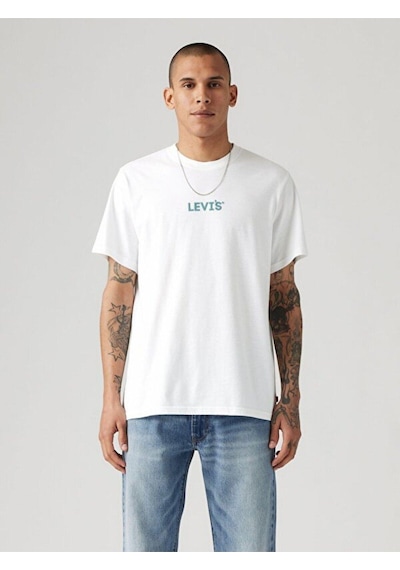 Levi's Relaxed Fit Tişört-1521 WHITE
