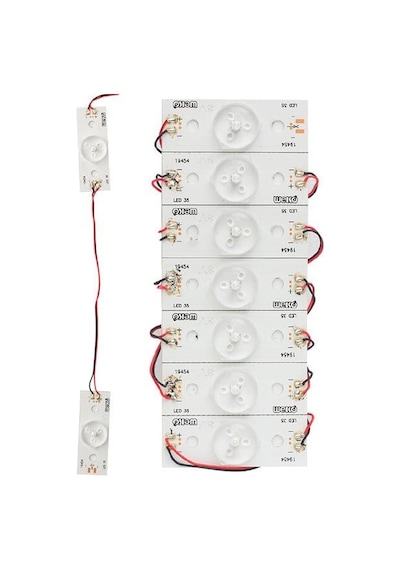 3 Volt Tek Kablolu Birbirine Bağlı Led 7'li Poşet