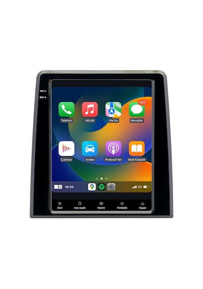 Renault Clio 5 Android Multimedya Sistemi 2020-2023 Crv-4449xdt