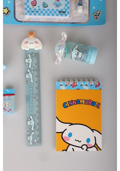 Sweet Bow Collection Lisanslı Cinnamoroll 17 Parça Kırtasiye Seti Resim Defteri,çıtçıt Dosya Diğer