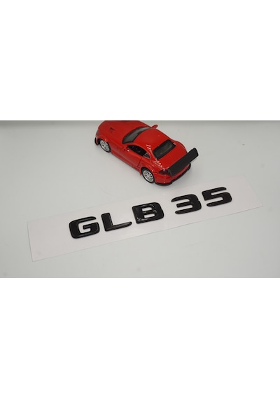 GLB 35 Bagaj Parlak Siyah ABS 3M 3D Yazı Logo