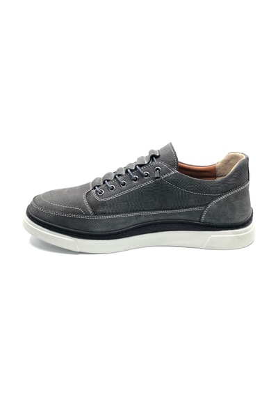 Dropland 8932 Deri Erkek Casual Ayakkabı Gri