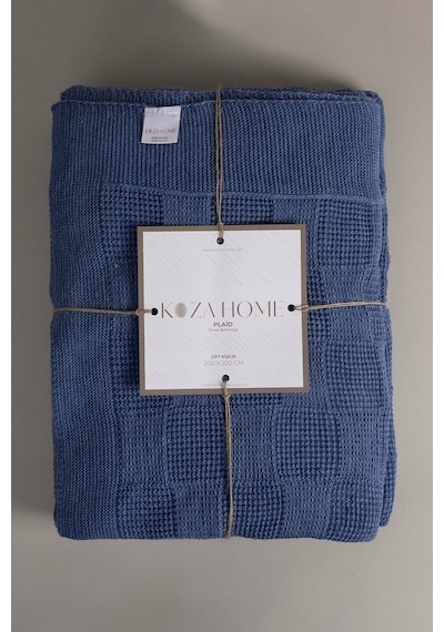 Plaid İndigo Tek Kişilik Battaniye 160x220 15016 Indigo