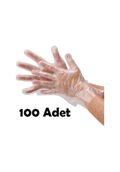 Şeffaf Eldiven / Poşet Eldiven 100 Adet