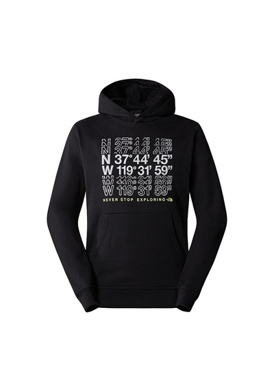 The North Face M Ss24 Coordinates Hoodie Erkek Günlük Sweatshirt Nf0a87eajk31 Siyah Nf0a87eajk31