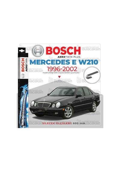 Mercedes E W210 Muz Silecek Takımı 1996-2002 Bosch Aerotwin
