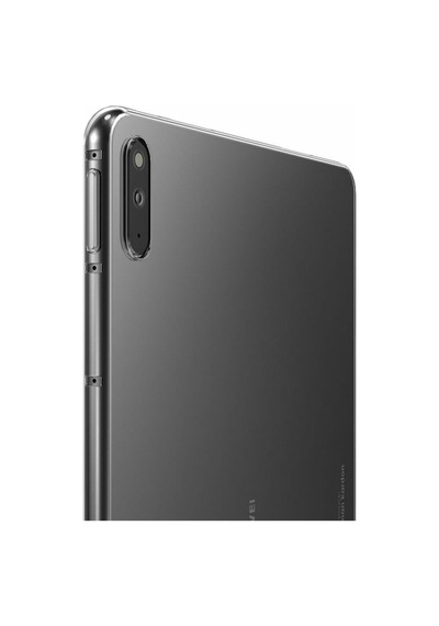 Matepad 11 2021 Tablet Şeffaf Silikon Kılıf + Nano Esnek Ekran Koruyucu Turuncu