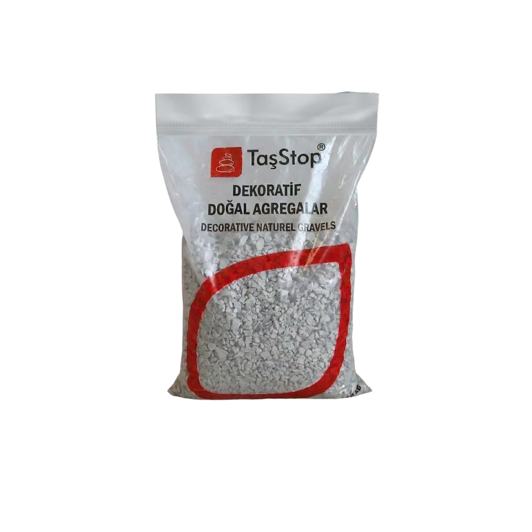 7-15 Mm Kırma Mozaik Çakıl Gri Renk 10 Kg