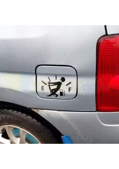 Araba Yakıt Deposu Kapağı Oto Sticker Araç Yapıştırma Etiket 12 X 8 Cm