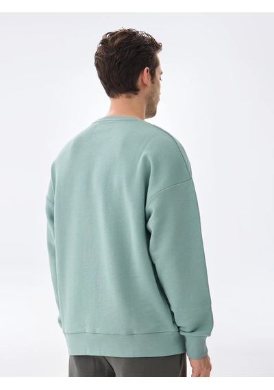 Isaora Performance Cotton Sweat Erkek Palm Green Sweat Isr8113 Mavi