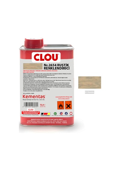 Solvent Bazlı Renklendiriciler 1lt02654 Gri Akçağaç Rustic Efekt Renklendirici 1lt-5289