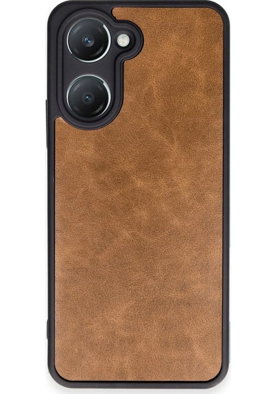 Cosmotex Newface Vivo Y18 Kılıf Aras Deri Kapak - Taba