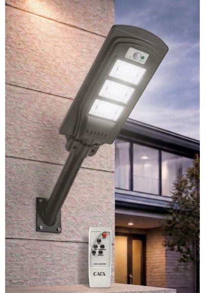 Cata Ct 4692 Solar Güneş Enerjili 180w Sokak Armatürü 6400k Beyaz Işık