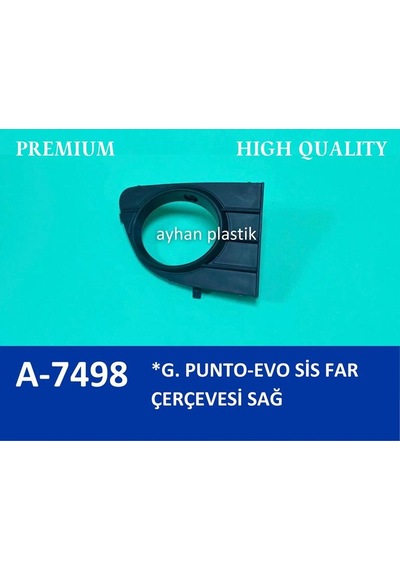 Ayhan A7498 Sis Far Çerçevesi Kapağı Sisli Sağ Grande Punto-punto Evo 735508824