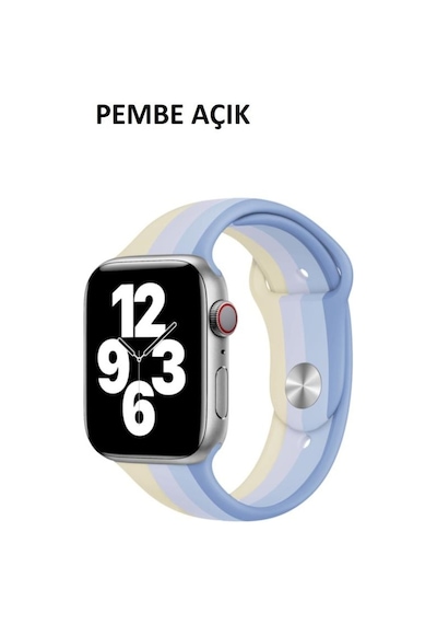 Apple Uyumlu  Watch Kordon 3 4 5 6 7 Se 42 MM 44 MM 45 MM Gökkuşağı Kordon