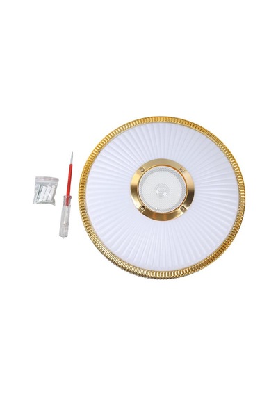 Powermaster Pm-27332 Beyaz 34 8.5 Cm 24 Watt Bluetooth Hoparlörlü Tavan Aydınlatma Al-bl300 Tornavida Hediyeli