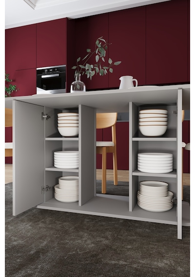 Modern Dolaplı 6 Kişilik Mutfak Yemek Masası Ve Sandalye %100 Mdf Mutfak Yemek Odası Masası Takımı Ymt06 Kül Gri Modern Dolaplı 6 Kişilik Mutfak Yemek Masası Ve Sandalye %100 Mdf Mutfak Yemek Odası Masası Takımı Ymt06 Kül Gri