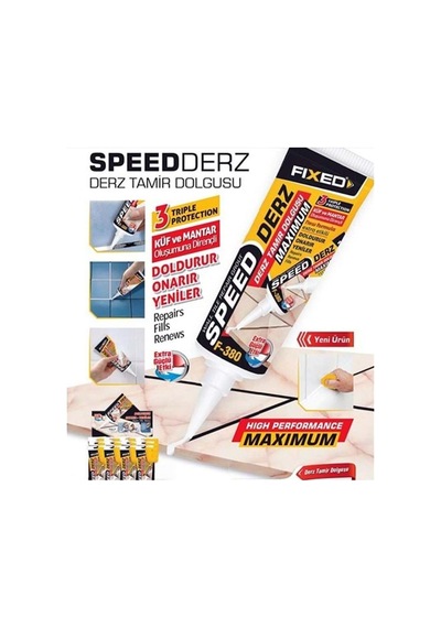 Sgs Hazır Hızlı Derz Tamir Dolgusu 380 Gr Beyaz Fixed Beyaz