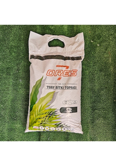 Ores 5 Litre Torf İç Dış Mekan Bitki Toprağı Çiçek Toprağı Azot Kaynağı Torf Toprağı