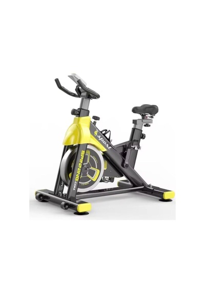 Kondisyon Bisikleti Spor Koşu Egzersiz Bisikleti Spin Bike Dikey Ev Bisikleti Q3 Sarı Tek Ebat Genel