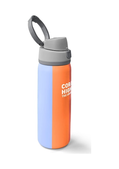 Coral High Kids Renkli Çizgili Desenli Pipetli Ve Direkt Içim Çelik Termos 800 Ml 38540