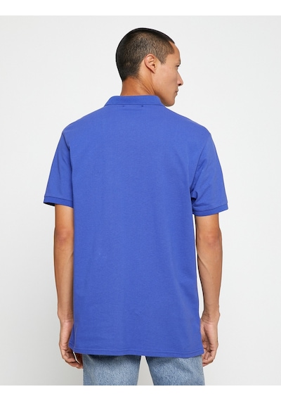 Koton Basic Tişört Polo Yaka Düğmeli Dar Kesim Mor 3Sam10001Mk 3Sam10001Mk958 Mor