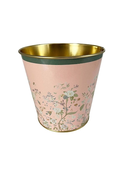 Flora Desenli Mısır Kovası, Popcorn Kovası, 17,5 X 17 Cm, 2,6 Lt