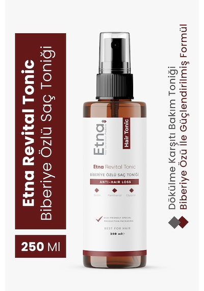 Etna Pharma Revital Biberiye Suyu Hızlı Saç Uzatma & Saç Bakım Spreyi 250 Ml Dökülme Karşıtı & Saç Onarıcı