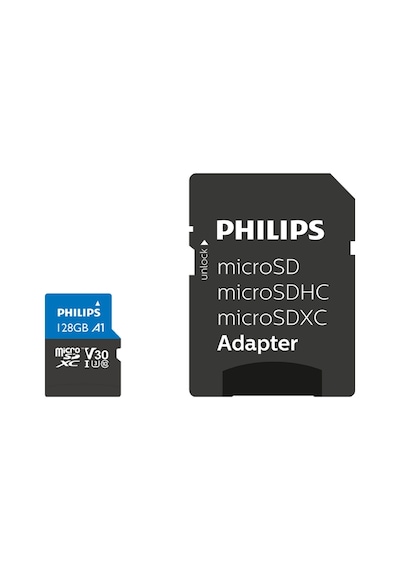 Philips Micro Sdxc Kart 128gb Class10 Uhs-ı U3 Adaptörlü