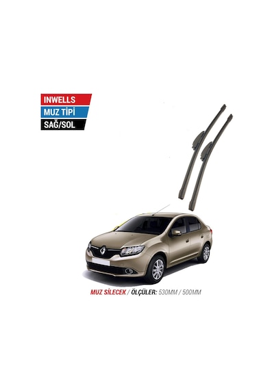 Renault Symbol Muz Silecek Takımı 2013-2015