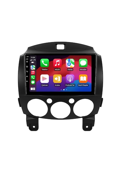 Mazda 2 2009-2012 Android Multimedya Carplay Android Auto Navigasyon Kameralı 8gb Ram 64gb 9"