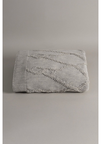 Espuma De Mar Vizon Tek Kişilik Battaniye 160x220 37136 Vizon