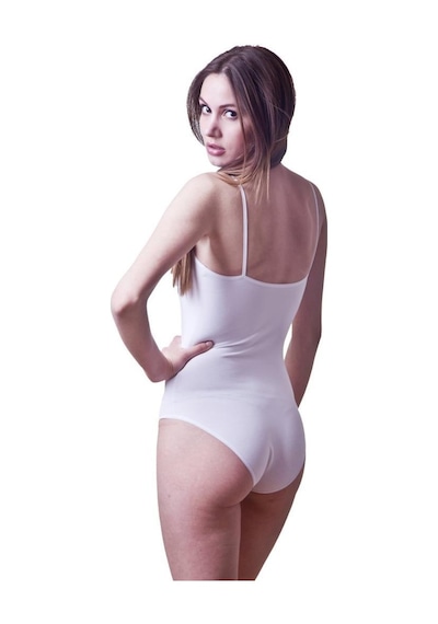 3 Adet Dono Bayan Likralı İp Askılı Çıtçıtlı Body 2310 Beyaz