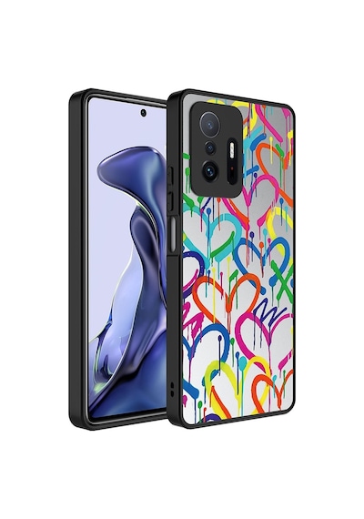 Xiaomi Mi 11t 5g Kılıf Aynalı Desenli Kamera Korumalı Parlak Zore Mirror Kılıf