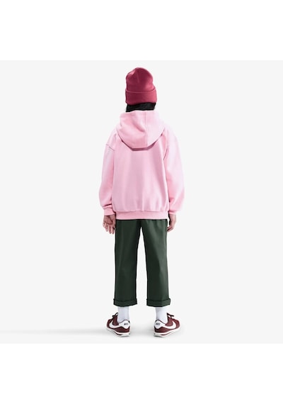 Nike Nıke Fd2931-690 Club Fleece Genç Çocuk Pembe Kapüşonlu Sweat