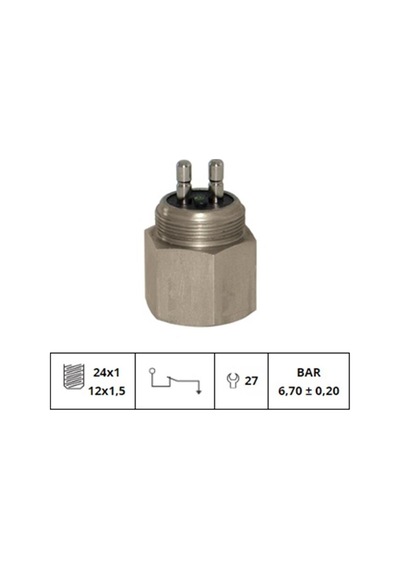 BASINÇ MÜŞÜRÜ (24*1) (12*1.5) (6.70 ± 0.20 BAR) MAN-MERCEDES