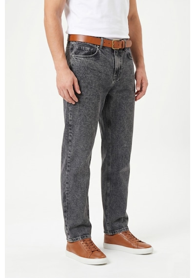 Dynamo Erkek Baggy Jeans Pantolon Bgl-st05448 Füme