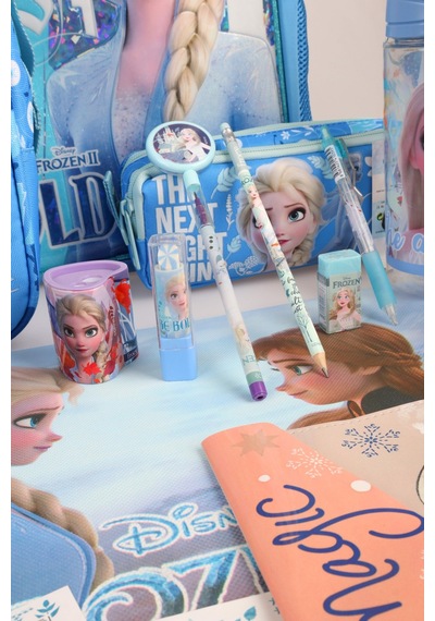 X Dekomus Lisanslı "ıce Queen Collection" Elsa Frozen Full Kırtasiye Seti Okul,kalem Ve Beslenme Çantası,beslenme Kabı,500 Ml Matara Seti Altın