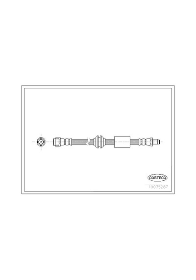 Corteco Fren Hortumu Ön Mercedes W164 X164 Corteco 19035287 A1644200348