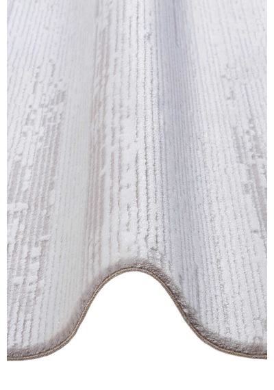 Alya Modern Tasarım Makine Oval Halı 20434 Bej Krem-bej