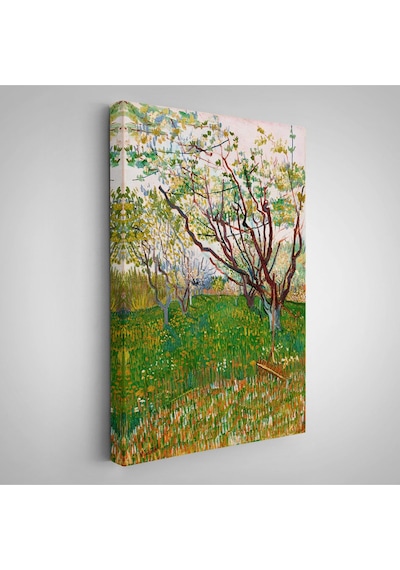 Miyrem^ Canvas Serie Vincent Van Gogh - Meyve Çiçekleri Tablosu-7450