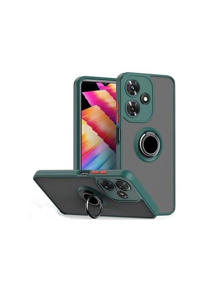 Teleplus Realme C53 Kılıf Montreal Mat Yüzüklü Kapak