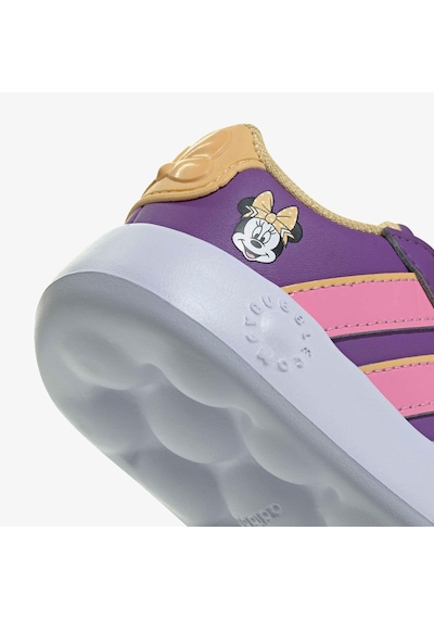 Adidas Grand Court Minnie Comfort Çocuk Mor Spor Ayakkabı Js2346 Mor