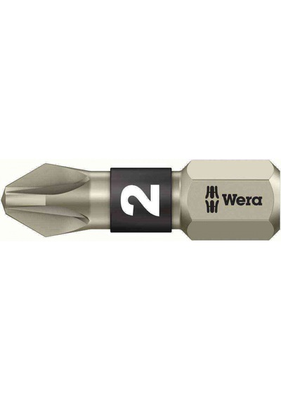 Wera 3855/1 Paslanmaz Ts Pz 2x25 MM Bits 05071021001